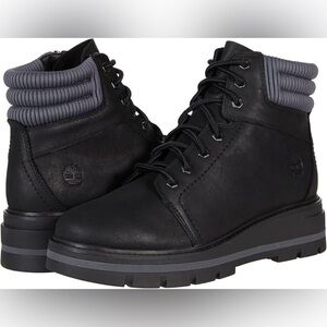 Timberland Black Full Grain Cervinia Valley WP Mid Lace Boot | NEW/NIB🖤